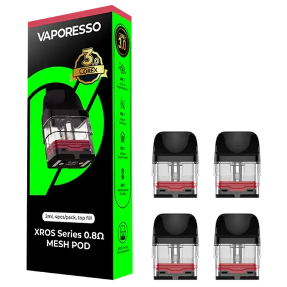 Vaporesso Corex 3.0 XROS Replacement Pods 2ml 1.2 Ohm (4шт)
