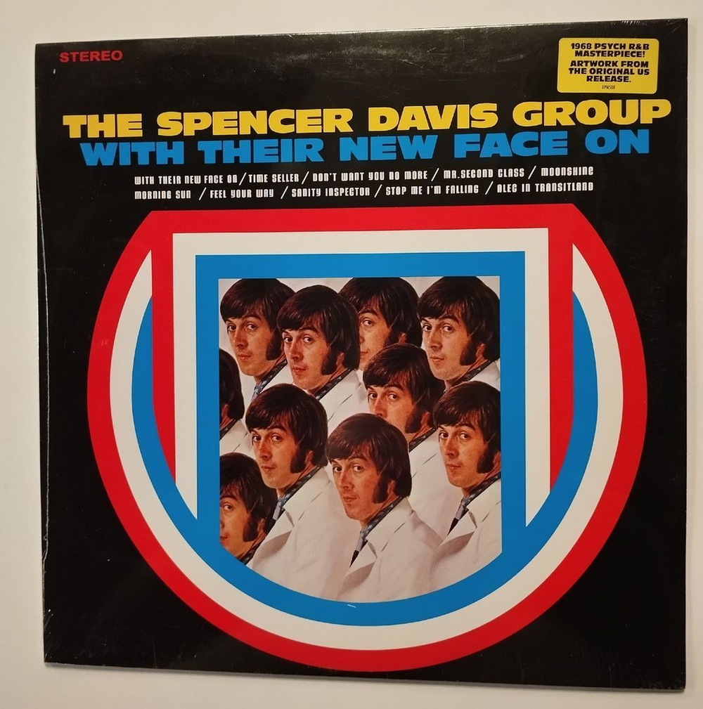 Винтажная виниловая пластинка LP The Spencer Davis Group With Their New Face On (Czech Republic 2002)