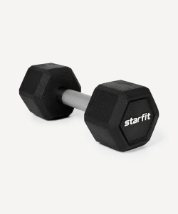 Гантель гексагональная обрезиненная PRO Starfit