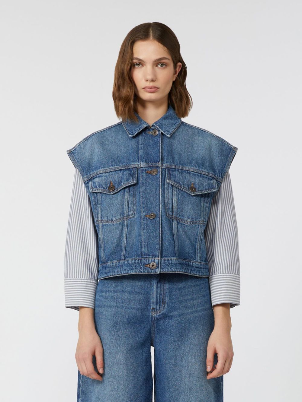 Жилет джинсовый женский WEEKEND MAX MARA MAPPA