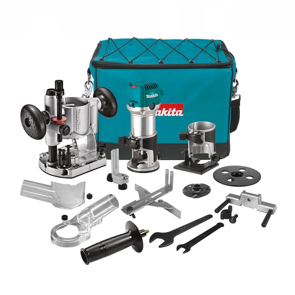 Кромочный фрезер Makita RT0702CX2 (повреждена упаковка) Кромочный фрезер Makita RT0702CX2 (повреждена упаковка)