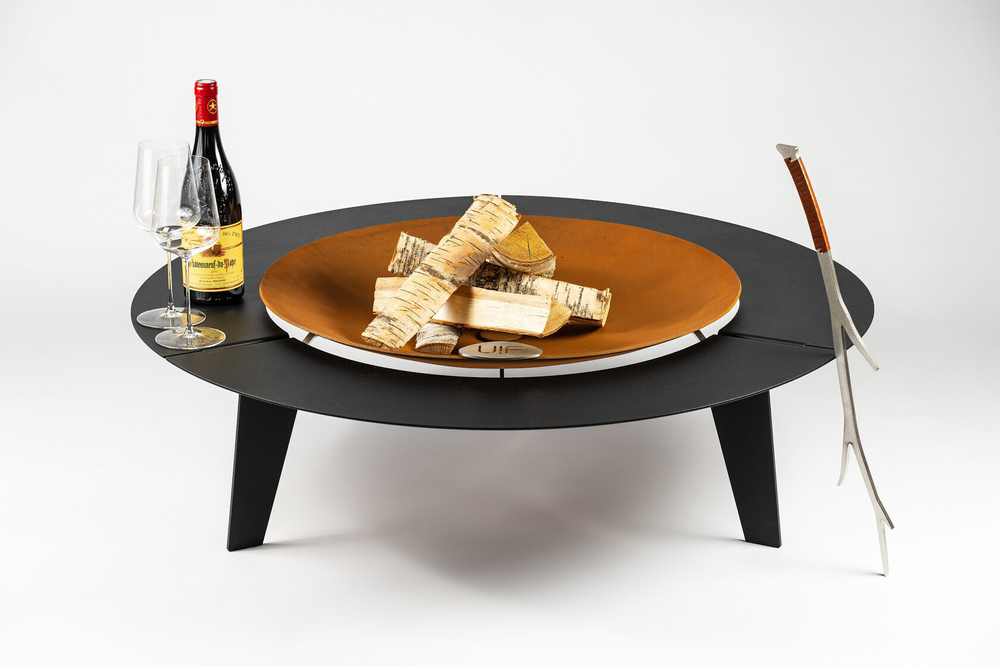 Чаша для костра Up!Flame STEEL CUP 1000 UNIQ black