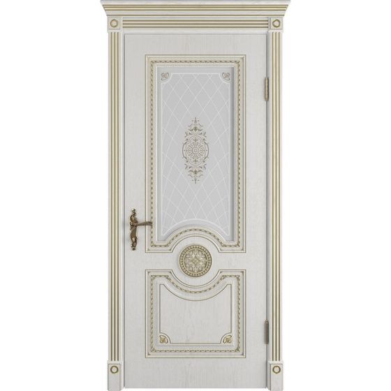 Цена на Межкомнатная дверь экошпон Greta Bianco Classic PG остеклённая Купить Межкомнатная дверь экошпон Greta Bianco Classic PG остеклённая