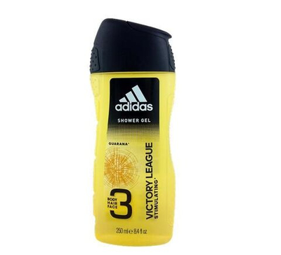 Adidas гель для душа 3 в 1 для мужчин Victory League с экстрактом гуараны 250 мл (из Финляндии)