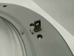 HW50-12866ME кт191 Люк в сборе для стиральной машины Haier HW50-12866ME б/у