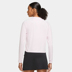 Женская теннисная футболка (dł. Рукава) Nike Court Dri-Fit Victory Top LS W - regal pink/black