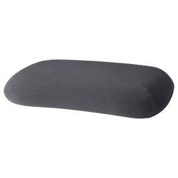 IKEA TÖCKENFLY  (ИКЕА ТЁКЕНФЛИ)  -  Наволочка на эргономичную подушку - серая 29x43 см