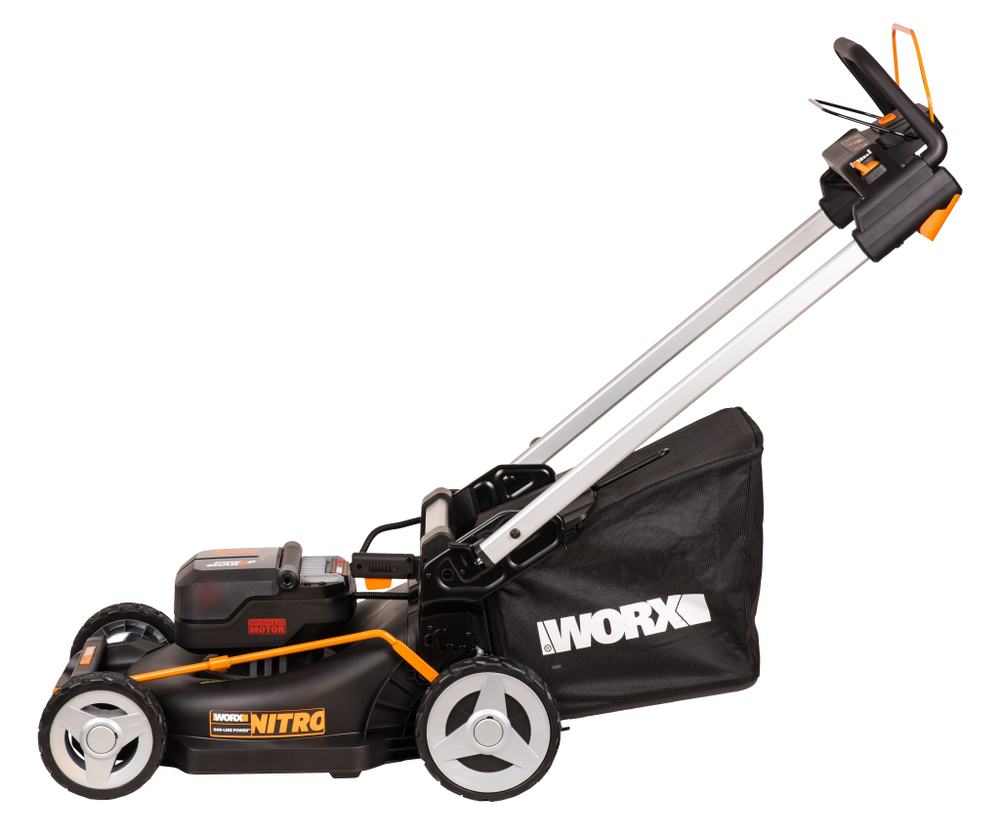 Газонокосилка аккумуляторная самоходная WORX WG749E 46 см