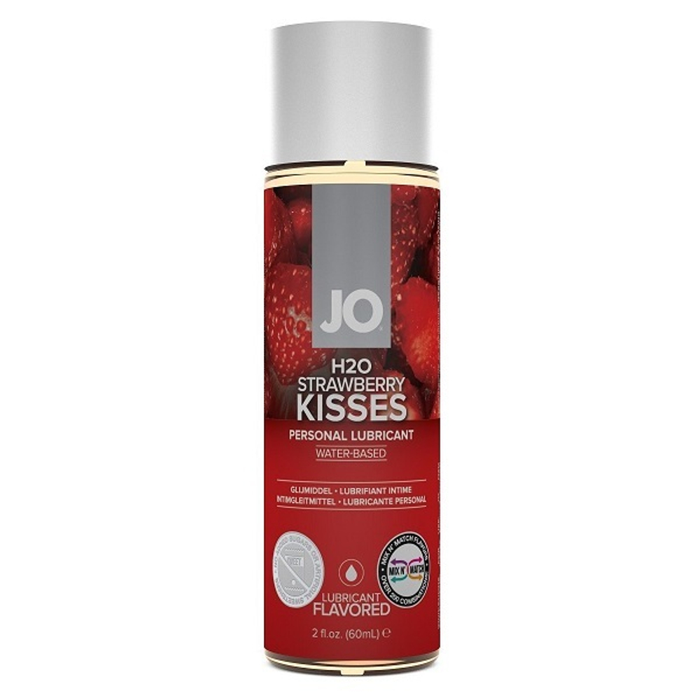 Смазка с ароматом клубники System JO Flavored Strawberry Kiss 60мл