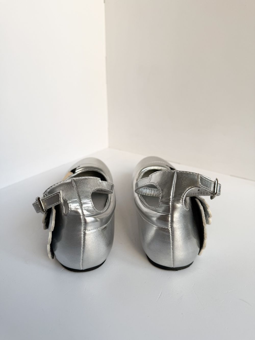 Серебристые туфли Stella McCartney, 32