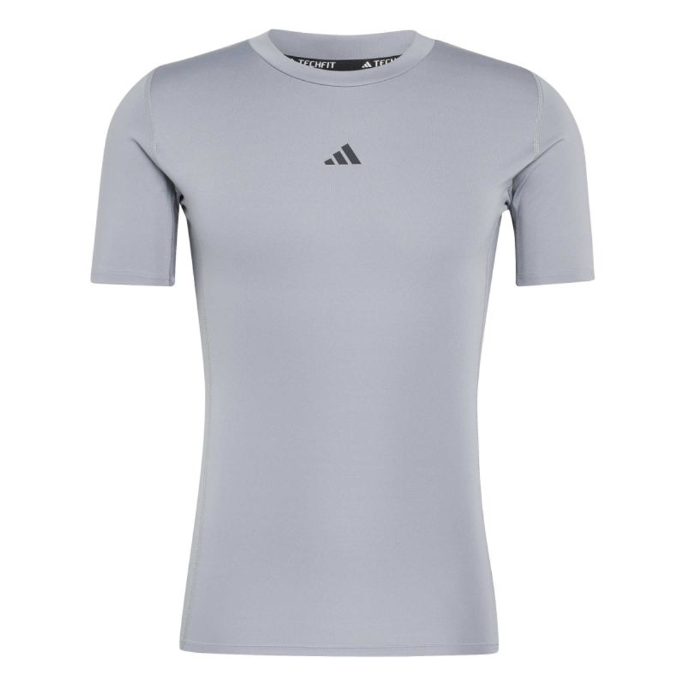Meski T-Shirt Adidas Techfit Compression Training - grey