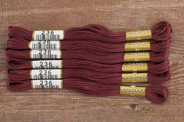 Мулине Lecien Cosmo, цв. 0236 / 6 мот. по 8 метров, в 6 сложений