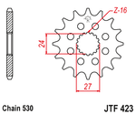 Звезда JTF423.17RB