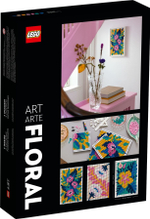 Конструктор Лего Арт Цветочный арт | LEGO Art Floral Art коллекционный набор, 31207, 2870 деталей (18+)