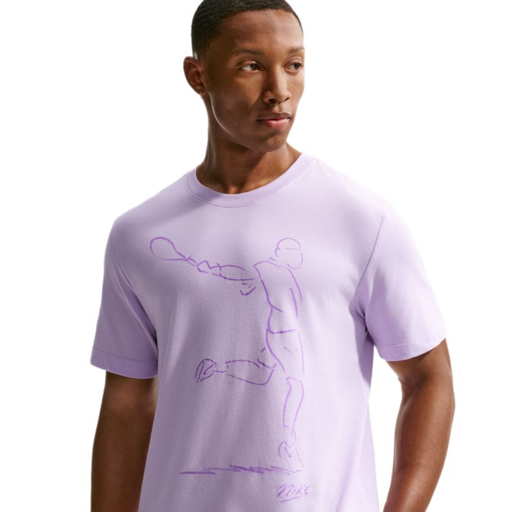 Мужская теннисная футболка Nike Court Paris Slam Dri-Fit Tennis - Размер XL