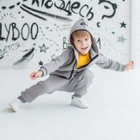 Толстовка с капюшоном "Голубка" утепленная
