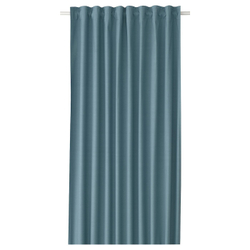 IKEA BRUKSVARA  (ИКЕА БРУКСВАРА)  -  Штора абажурная, 1 шт, на ленте/светло-голубая, 140x250 см