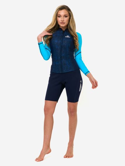 Куртка неопрен SARGAN Sport 1061/BL, женская, 2мм, синий, р. L