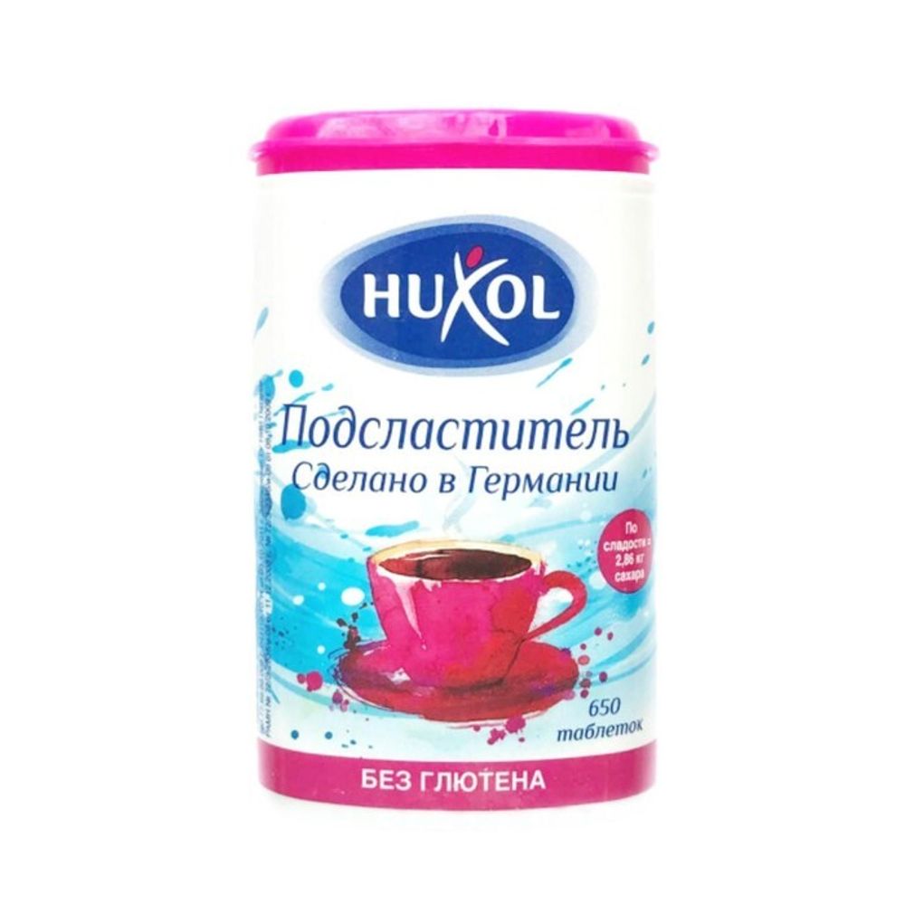 Подсластитель столовый в таблетках HUXOL без лактозы 650таб