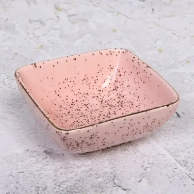 Салатник керамический 600мл «Pink Stone» 11,6*11,6*5см