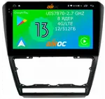 Магнитола для Skoda Octavia A5 2004-2013 - Airoc 2K AU-3202B (черная)на Android 13, Быстрейшая, SIM-слот