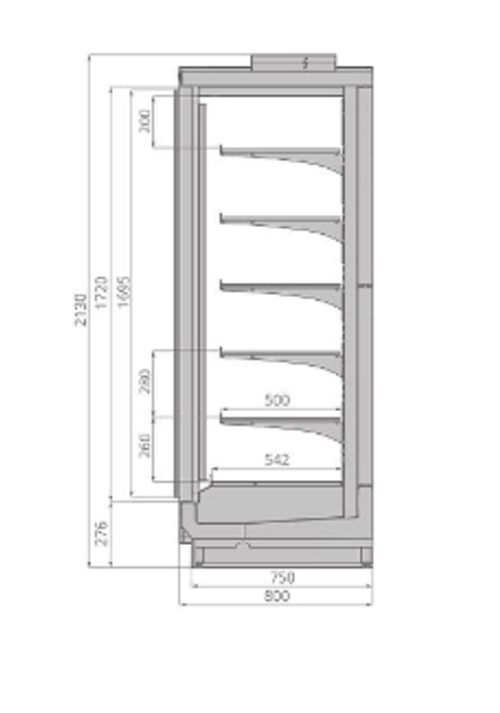 Шкаф морозильный BRANDFORD ODISSEY Slim Portable 375