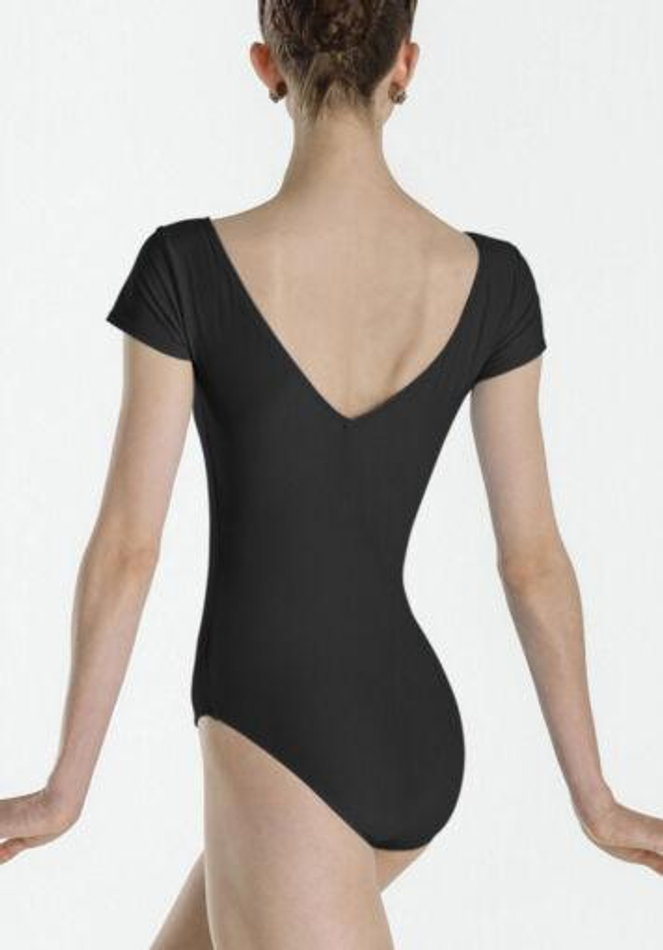 Купальник женский с короткими рукавами чёрный Wear Moi, Coralie 037