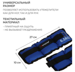 Утяжелители ONLYTOP, 2 шт. × 0.5 кг, цвет синий