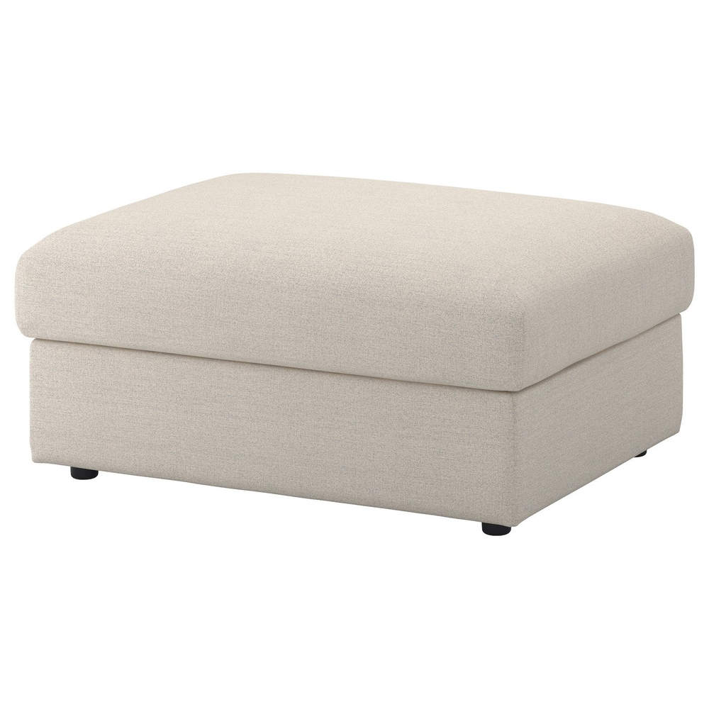 IKEA VIMLE  (ИКЕА ВИМЛЕ)  -  Чехол на подставку для ног с отделением - Гуннаред бежевый