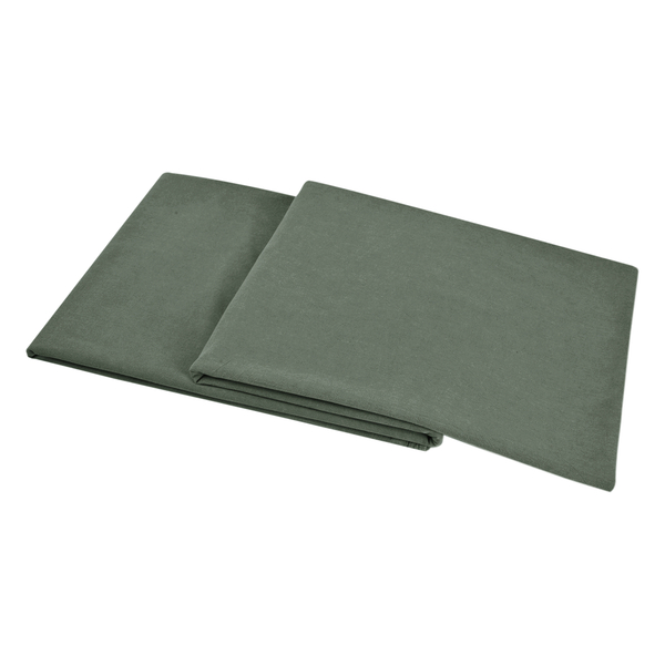 Простыня 270x310 Hamam Flying Leaves оливковая