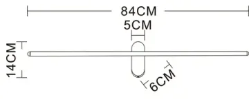 Настенный светодиодный светильник 9W 4000K A2028AP-1BK черный Prima Arte Lamp