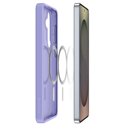 Чехол светло-фиолетового цвета с MagSafe для Samsung Galaxy S26+ Плюс, серия Yind Series от Dux Ducis