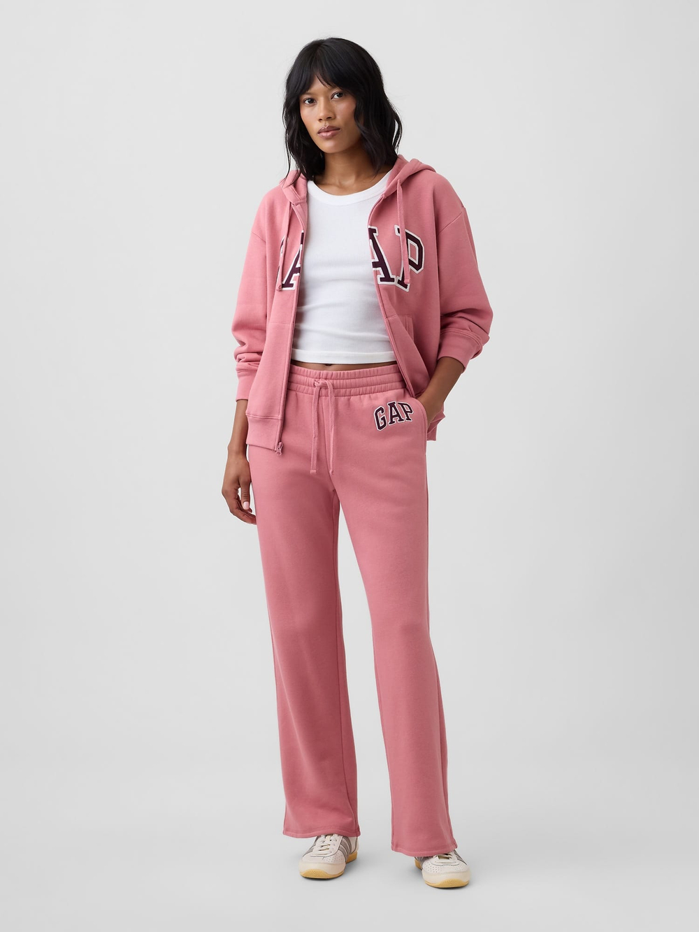 Флисовые спортивные брюки с логотипом Gap Bootcut - GAP
