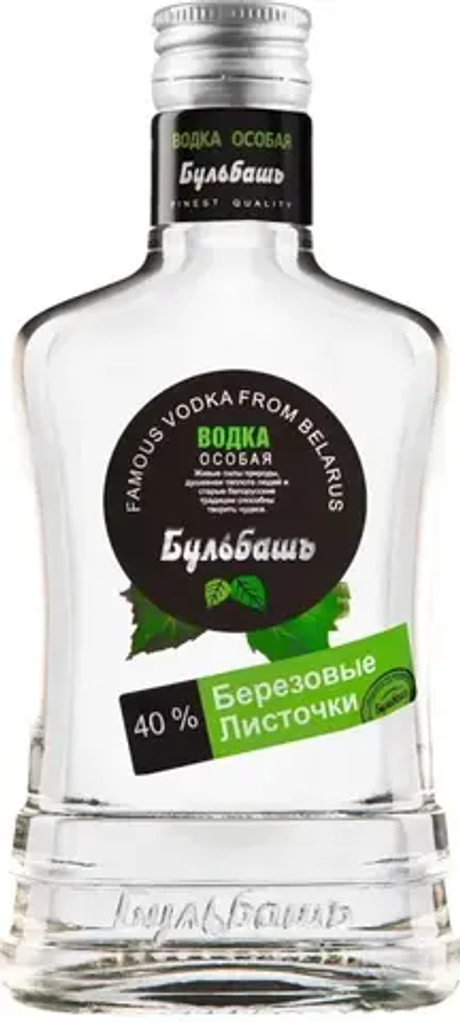 Водка Бульбашъ Березовые Листочки особая