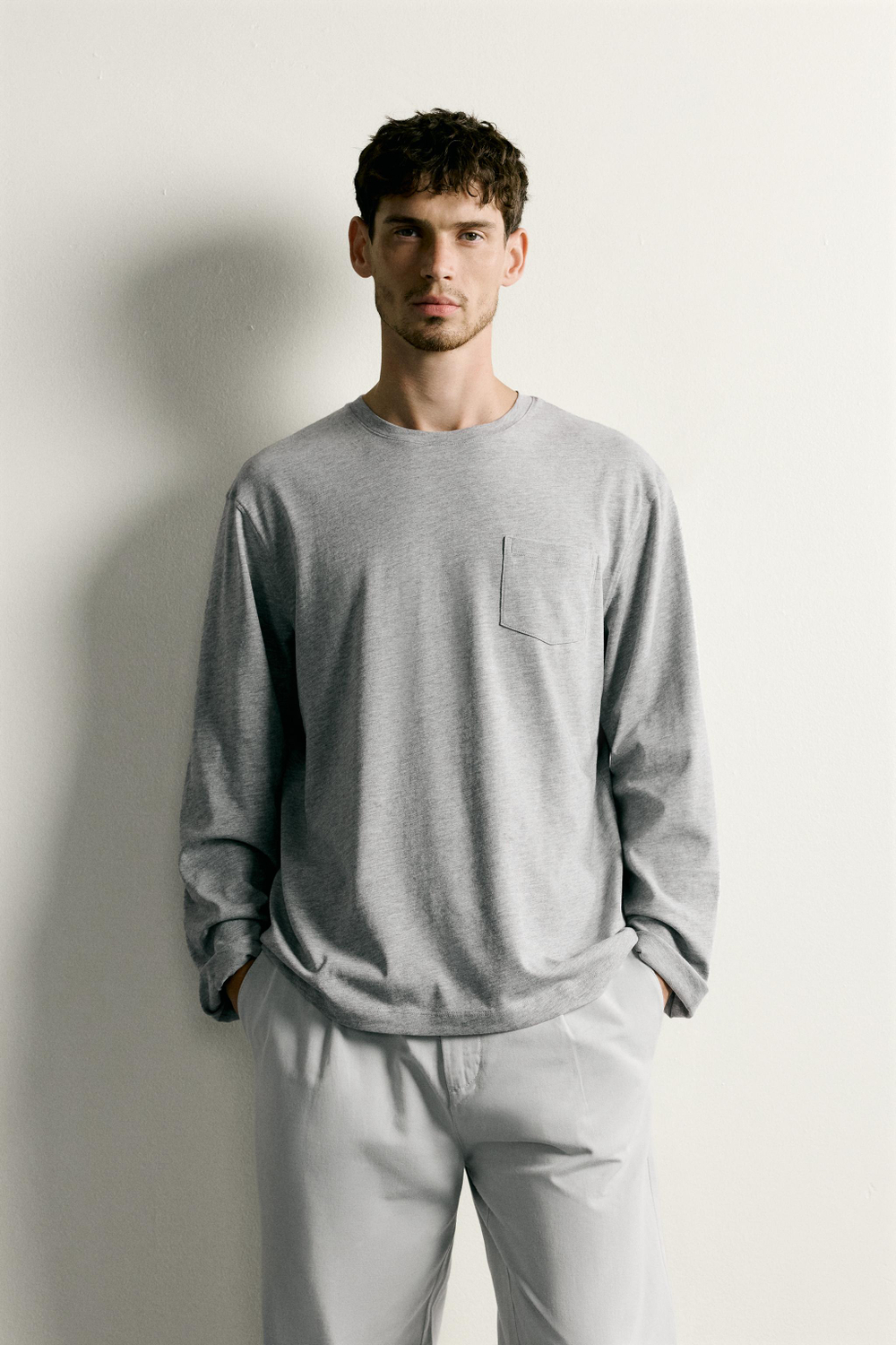 ФУТБОЛКА В ПОЛОСКУ С ДЛИННЫМИ РУКАВАМИ — ZARA · 1887/424