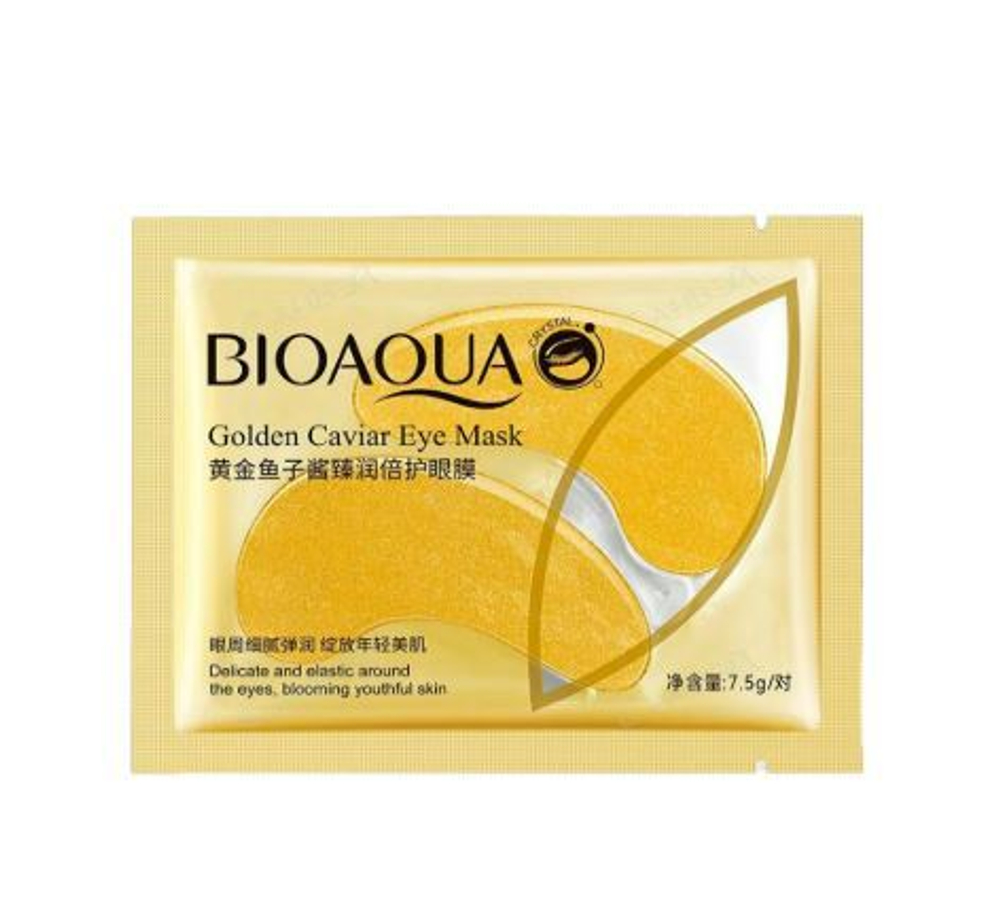 Bioaqua патчи для век с золотом и икрой