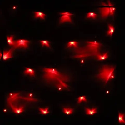 Гирлянда для дома 3,5м 36 ламп LED зелёный пров.,8 реж, IP-20, Красный