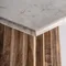Стол VICAL Plisse 80х80 см, белый мрамор, дерево манго