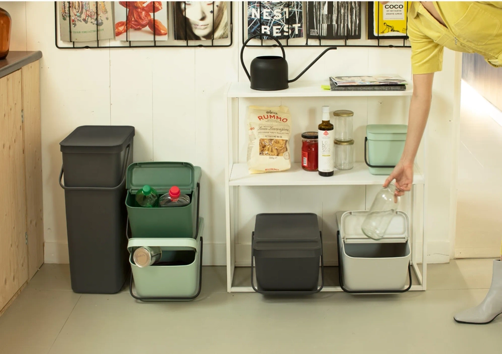 Brabantia Контейнер для мусора Sort & Go 20л для сортировки Fir Green 277740