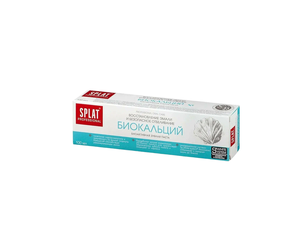k.SPLAT БИОКАЛЬЦИЙ зуб паста, 100г. 1*25шт.НОВИНКА