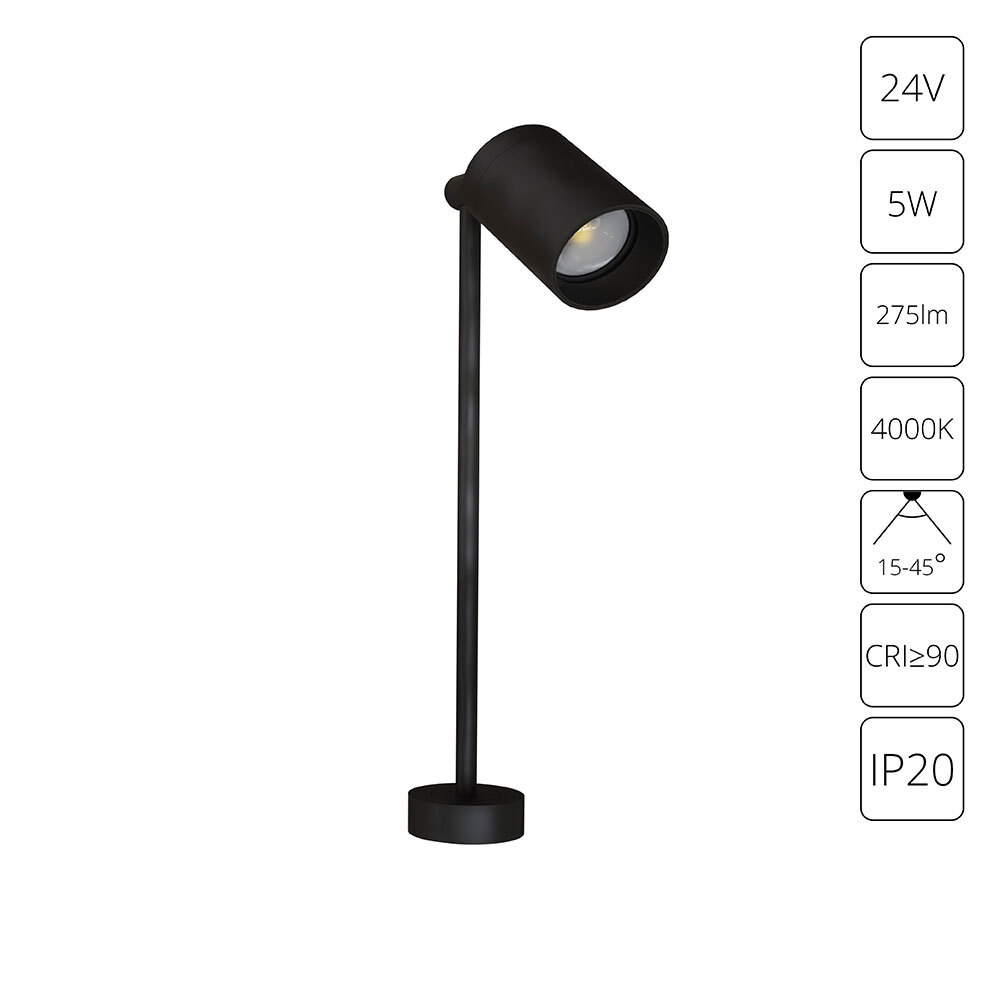 Светодиодная подсветка для витрин и полок Arte Lamp PRESTO A6197LT-1BK