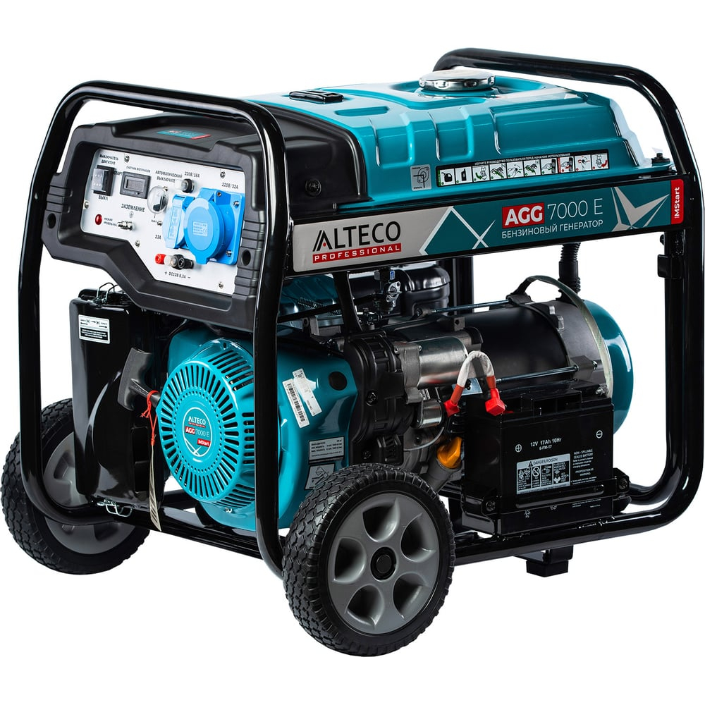Бензиновый генератор Alteco Professional AGG 7000Е Mstart, шт