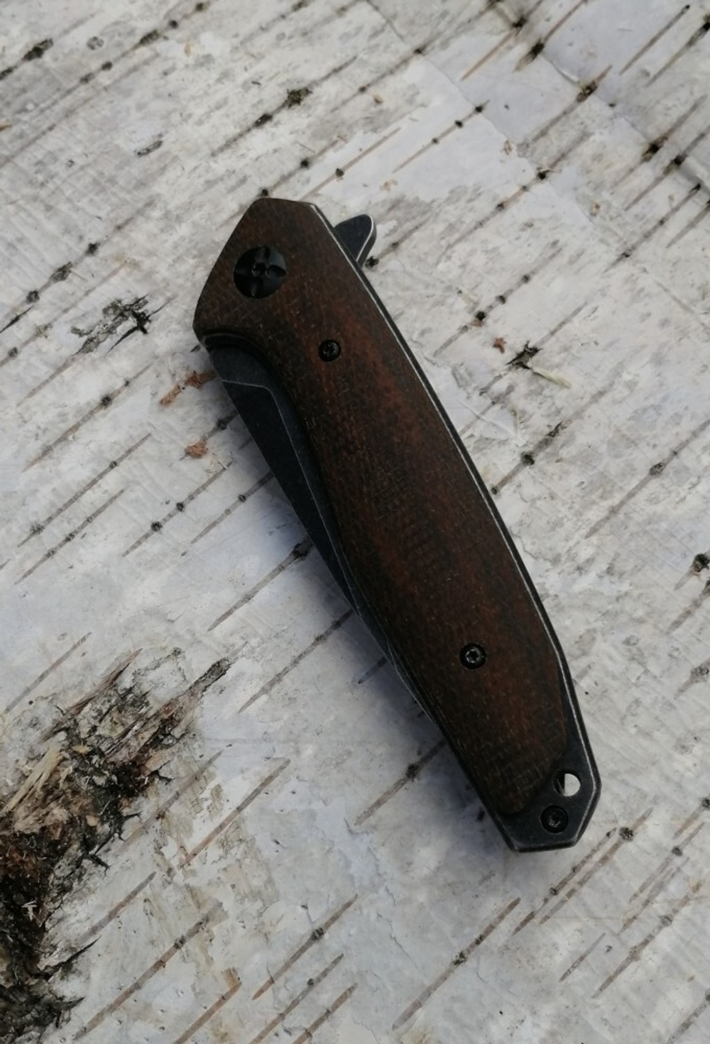 Складной нож Кобальт, 95х18, рукоять сталь, текстолит, B5203