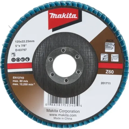 Лепестковый шлифовальный диск 125x22,23 мм Makita D-63797