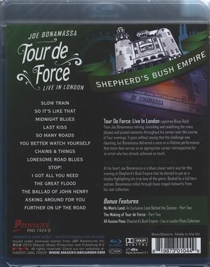 Joe Bonamassa / Tour De Force: Live In London Shepherd's Bush Empire (Blu-ray)