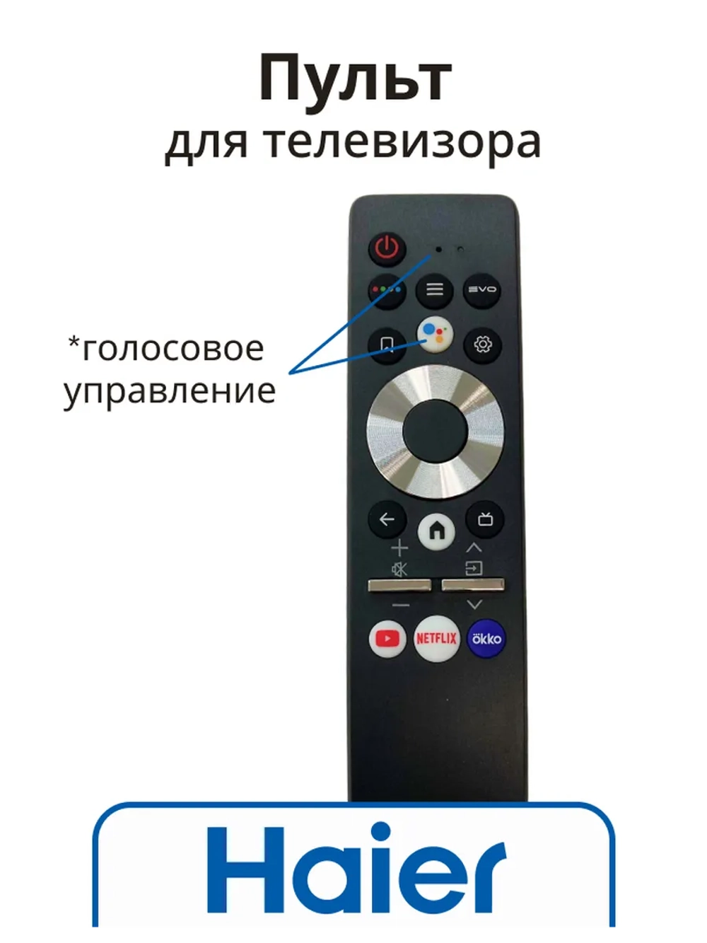 Пульт для телевизора Haier 0530064008 (HTR-U29R, 0530065366) 0530064008