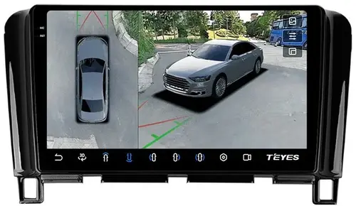 Магнитола для Nissan Serena C26 2010-2016 - Teyes CC3-2K-360 на Android 10, Быстрая, 2K QLED, CarPlay, 4G SIM-слот, 4 камеры в комплекте