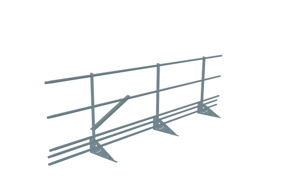 Кровельное ограждение Fachmann KO/SK/SN-800-3-3000 Фальцевый крепеж RAL