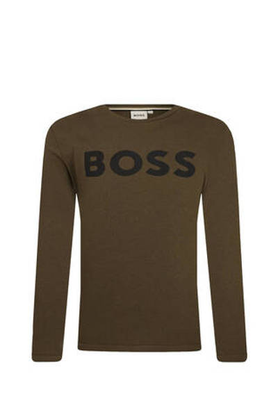 Лонгслив BOSS Kidswear - хаки(J25O67)