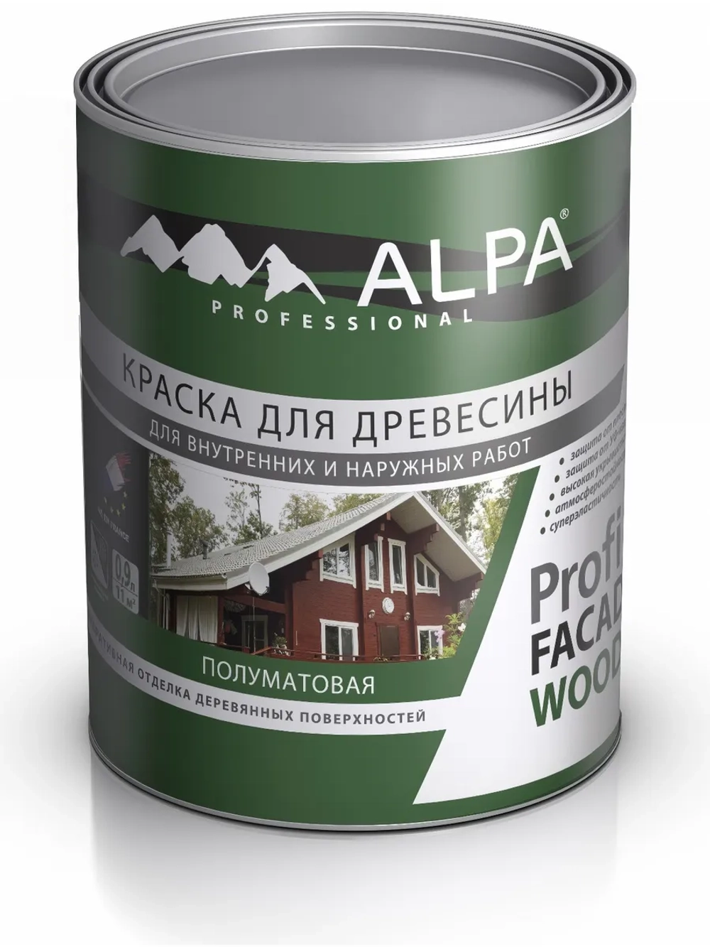 Краска ALPA Profi FACADE WOOD база А